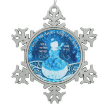 Soul of SnowLady             Ceramic Ball Ornament
