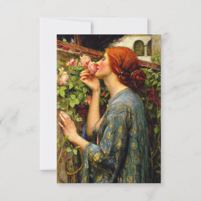 Soul of the Rose John William Waterhouse Card (Front)