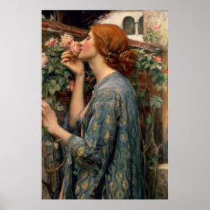 Soul of the Rose, John William Waterhouse Fine Art Poster