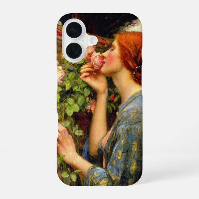 Soul of the Rose John William Waterhouse iPhone 16 Case (Back)
