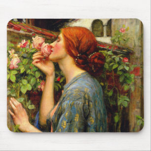 Soul of the Rose John William Waterhouse Mouse Mat