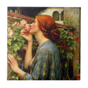 Soul of the Rose John William Waterhouse Tile
