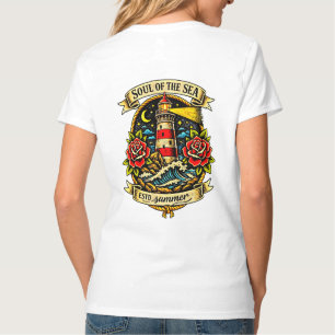 Soul of the Sea Old School Sailor Tattoo for women T-Shirt