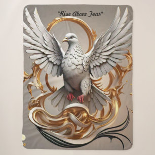 "Soul on Fire" Sherpa Blanket