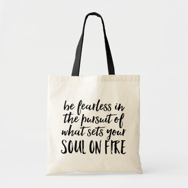 Soul on Fire. Tote Bag (Front)
