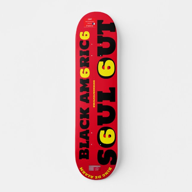  SOUL OUT  7 3/4" Skateboard Deck (Front)