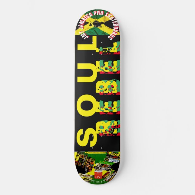 SOUL REBEL  8 1/4" Skateboard Deck (Front)