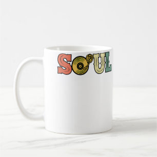 Soul Record Jazz Funk Turntable Vinyl Music Saxoph Coffee Mug