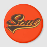 Soul Script Magnet<br><div class="desc">Stylish script lettering of the word Soul</div>