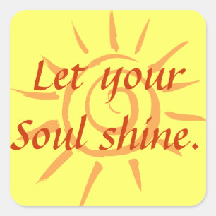 Soul Shine Square Sticker