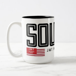 SOUL SIS   Two-Tone Mug, 15 oz Two-Tone Coffee Mug