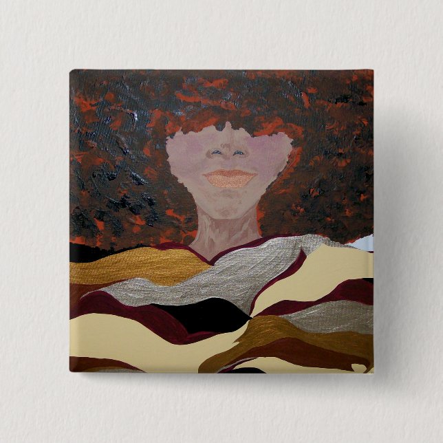 Soul Sista by Kenya Verrett 15 Cm Square Badge (Front)