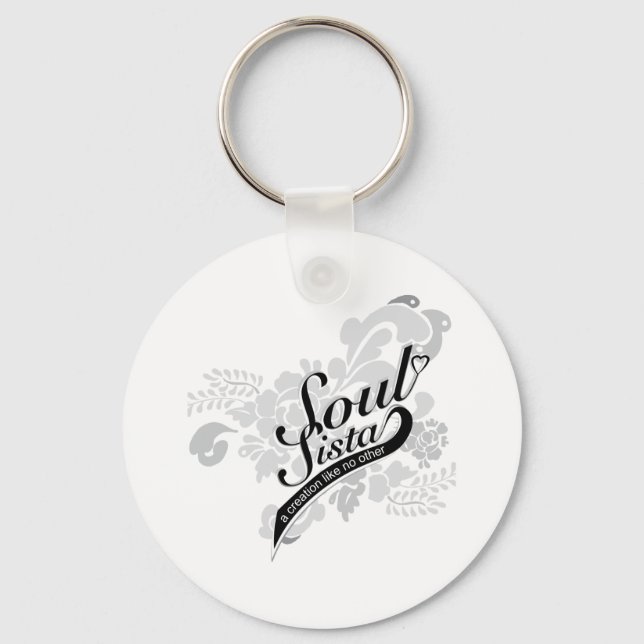 Soul Sista Key Ring (Front)
