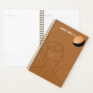 Soul Sister Afro Gold Planner