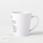 Soul SIster Latte Mug<br><div class="desc">How do you describe your best friend? Fill your mug and your heart with warmth with the unofficial dictionary definition for soul sister latte mug.</div>