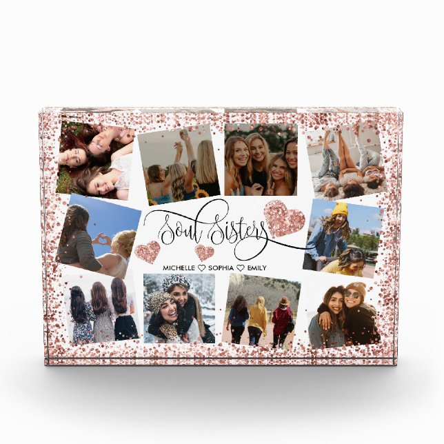 Soul Sisters Best Friends Forever Insert Photo Block (Front)