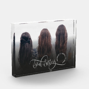 Soul Sisters Cute Modern Photo Best Friends Gift