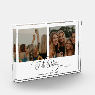 Soul Sisters Cute Modern Photo Best Friends Gift