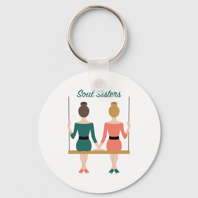 Soul Sisters Key Ring (Front)