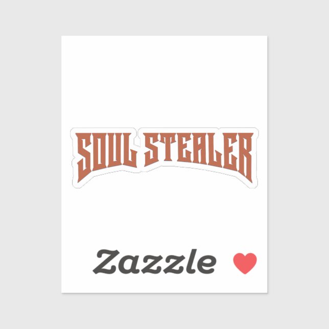 Soul Stealer Heavy Metal Typography (Sheet)