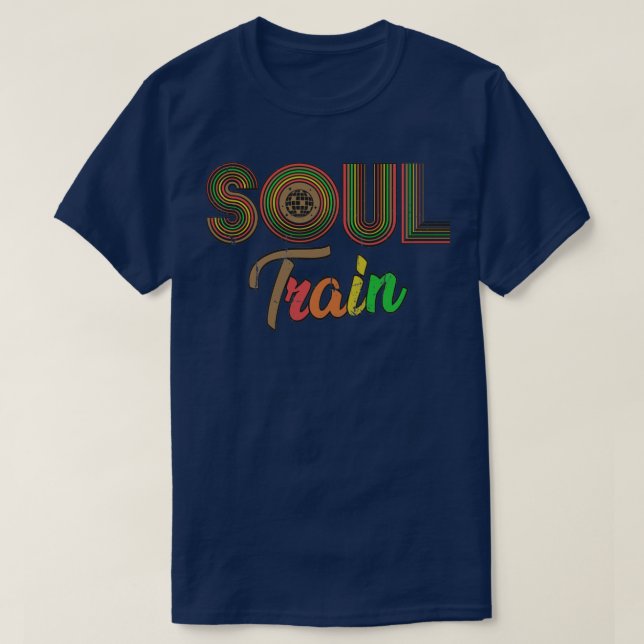 Soul Train Vintage Retro Style T-Shirt (Design Front)