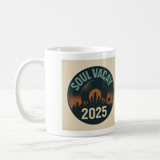 Soul Vacay 2025 Logo Coffee Cup
