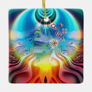 Soul Vibrations Floor Mat Ceramic Ornament