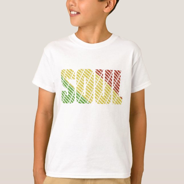 Soul Visible Red Gold Green T-Shirt (Front)