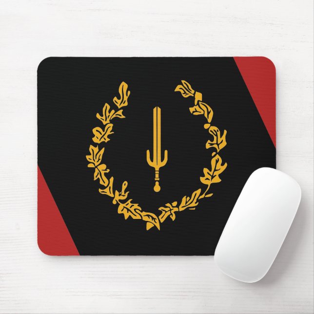 Soulaan Flag Mouse Mat (With Mouse)