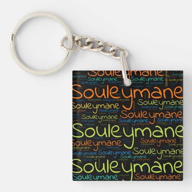 Souleymane Key Ring (Front)