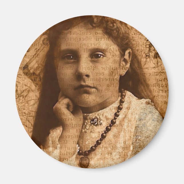 Soulful Eyes Digital Art Magnet (Front)