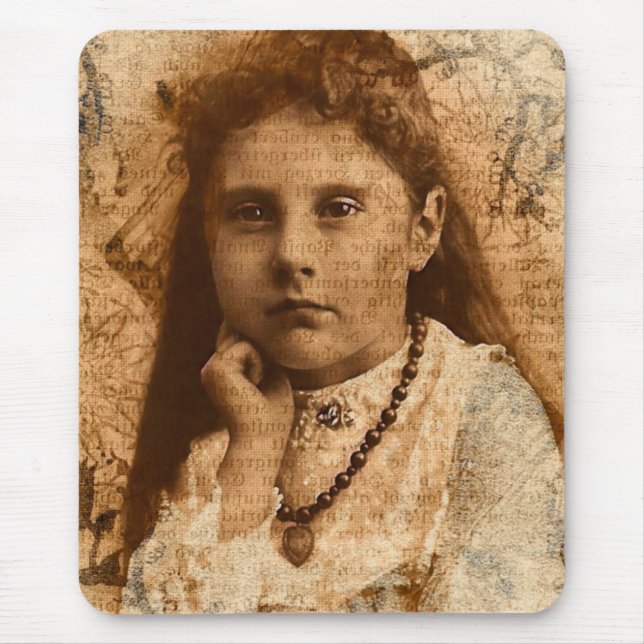 Soulful Eyes Digital Art Mouse Mat (Front)