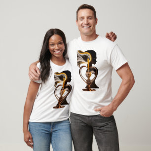 Soulful Light: African Woman T-Shirt