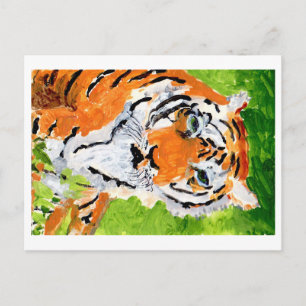 Soulful Tiger postcard