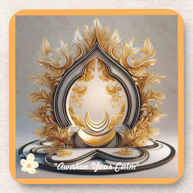 "Soulful Tranquil Depths" Coaster (Front)