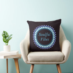 Soulful Vibes mandala Cushion