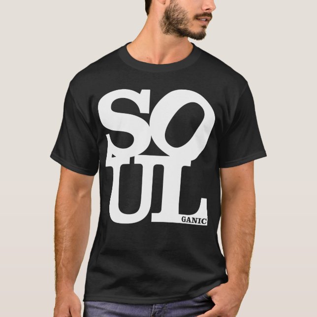 Soulganic "Soul" T-Shirt Dark (Front)