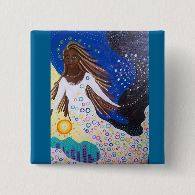 Souljourn Angel Spirit Button (Front)