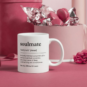Soulmate definition custom name dictionary coffee mug