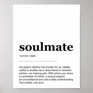 Soulmate Definition Print
