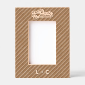 Soulmate Engraved Wood Laser Etched Picture Frame