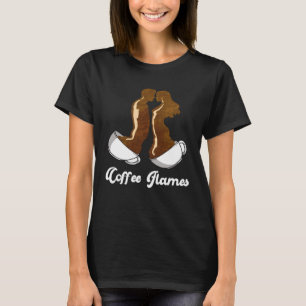 Soulmate Quote Coffee Flames  Twin Flame T-Shirt