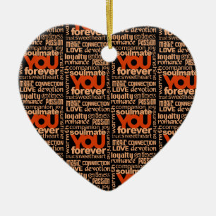 Soulmate Text ornament