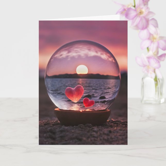 Soulmate Wedding Anniversary Spiritual  Card (Orchid)