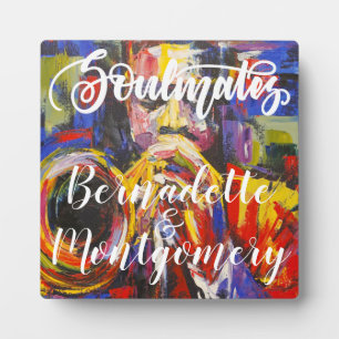 Soulmates  Customised Tabletop Easel Plaque