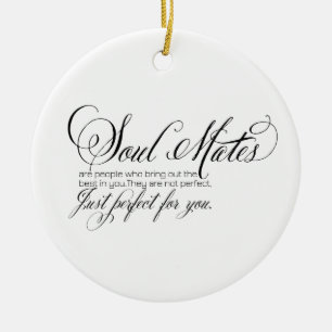 Soulmates for life Christmas ornament