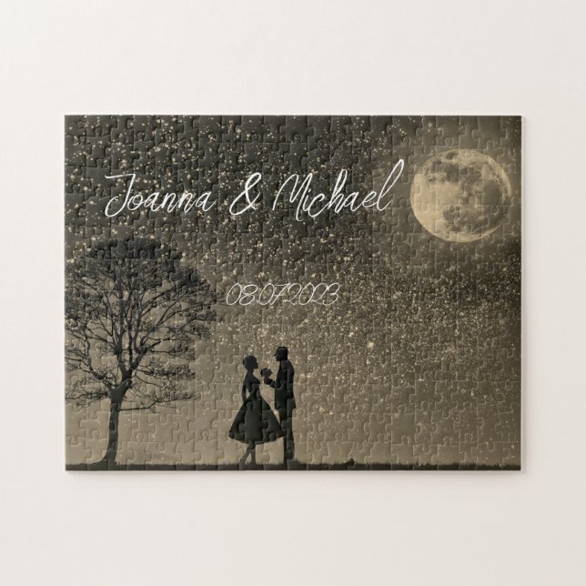 Soulmates I love you Proposal romantic  Jigsaw Puz Jigsaw Puzzle (Horizontal)