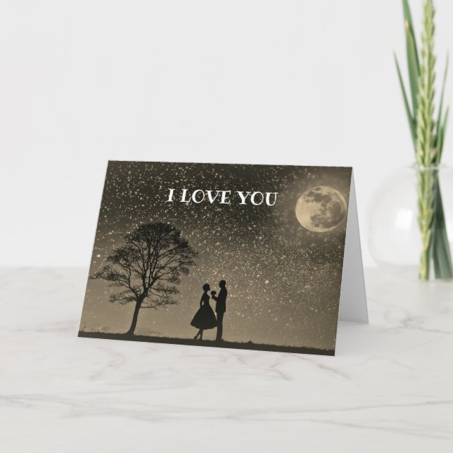 Soulmates I love you Proposal romantic unique Card (Front)