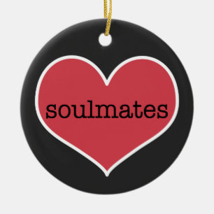 Soulmates Personalised Valentine's Day Ornament