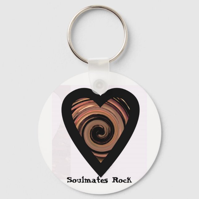 ("Soulmates Rock"* Key Ring (Front)